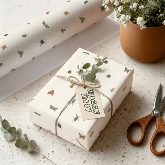 Giftwrap Cabinet Curiosities.MM logo Tag